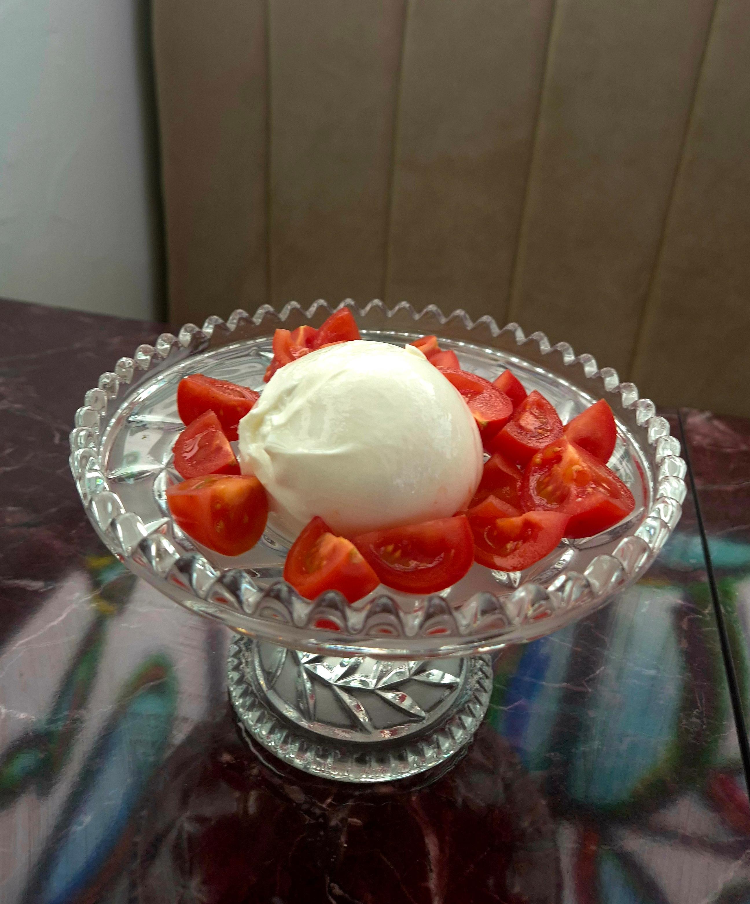 Burrata et dressage
